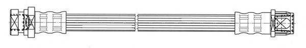 CEF 512553 Гальмівний шланг
