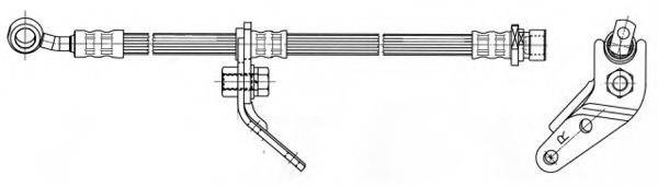 CEF 512572 Гальмівний шланг