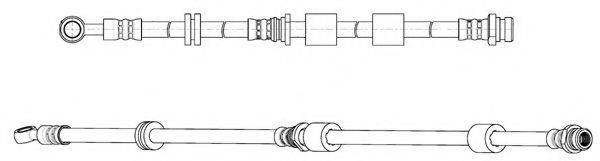 CEF 512783 Гальмівний шланг