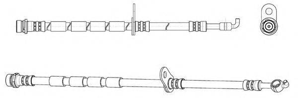 CEF 512959 Гальмівний шланг