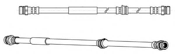 CEF 512976 Гальмівний шланг