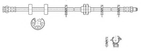 CEF 517136 Гальмівний шланг