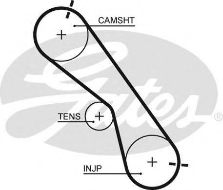GATES 5560XS Ремінь ГРМ