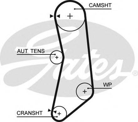 GATES 5626XS Ремінь ГРМ