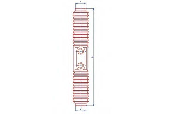 DA SILVA K5314 Пильовик, рульове управління