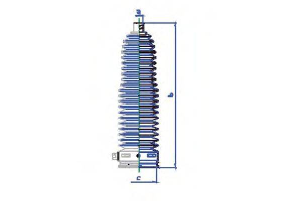 DA SILVA K5366 Пильовик, рульове управління