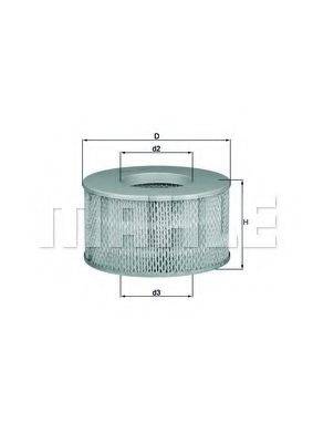 KNECHT LX1641 Повітряний фільтр