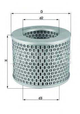 KNECHT LX186 Повітряний фільтр