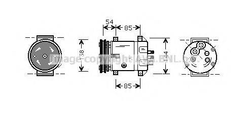 PRASCO DWK020 Компресор, кондиціонер