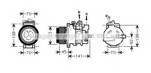 PRASCO MSK428 Компресор, кондиціонер