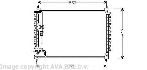 PRASCO VO5074 Конденсатор, кондиціонер