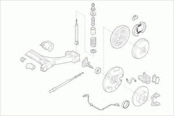 LEMFORDER VWGOLFRL019 Рульове управління; Підвіска колеса