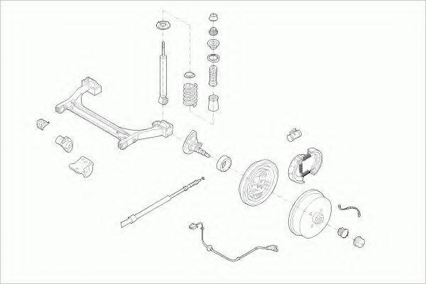 LEMFORDER VWGOLFRL006 Рульове управління; Підвіска колеса