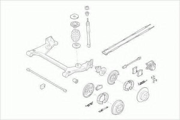 LEMFORDER OPELASTRARL013 Рульове управління; Підвіска колеса