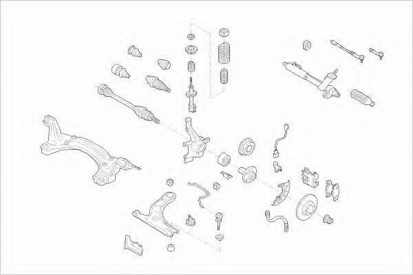 LEMFORDER SEATAROSAFL001 Рульове управління; Підвіска колеса