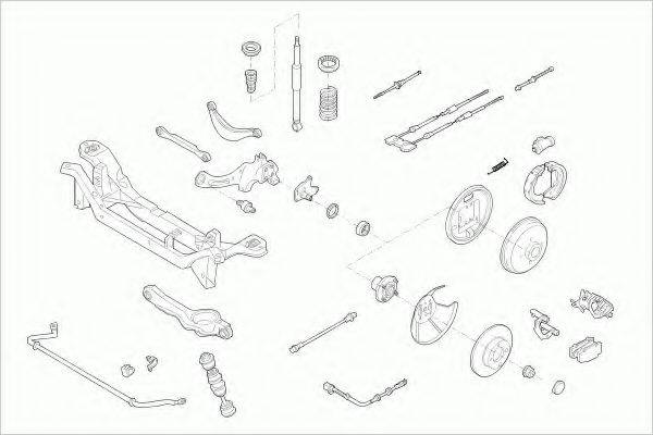 LEMFORDER FORDFOCUSRL004 Рульове управління; Підвіска колеса