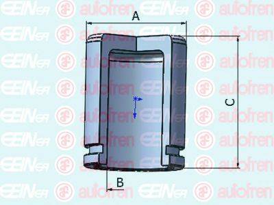 AUTOFREN SEINSA D025338 Поршень, корпус скоби гальма