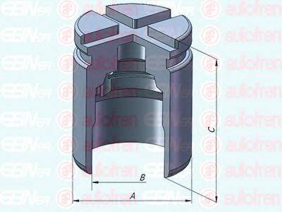 AUTOFREN SEINSA D025529 Поршень, корпус скоби гальма