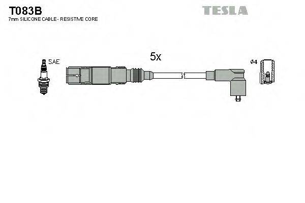 TESLA T083B Комплект дротів запалювання