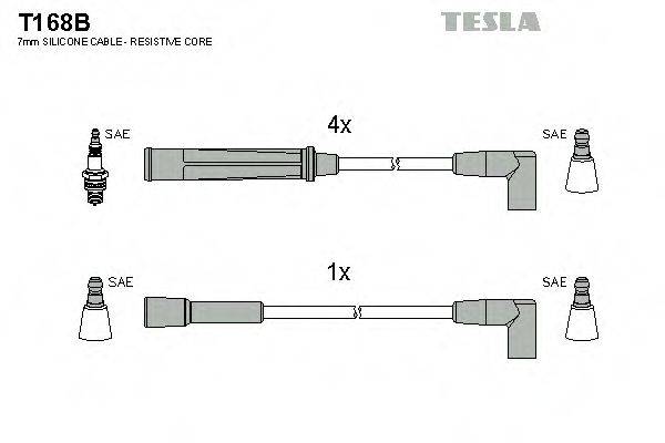 TESLA T168B Комплект дротів запалювання