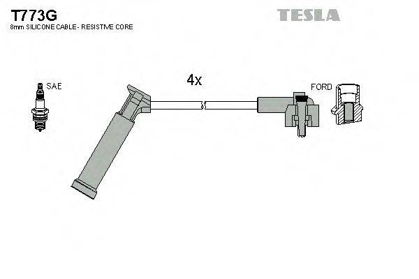 TESLA T773G Комплект дротів запалювання