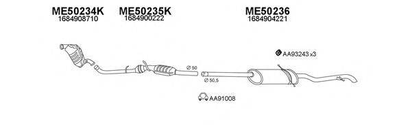 VENEPORTE 500053 Система випуску ОГ