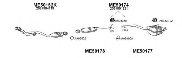 VENEPORTE 500225 Система випуску ОГ