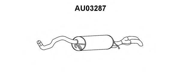 VENEPORTE AU03287 Глушник вихлопних газів кінцевий