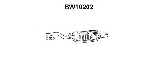 VENEPORTE BW10202 Глушник вихлопних газів кінцевий