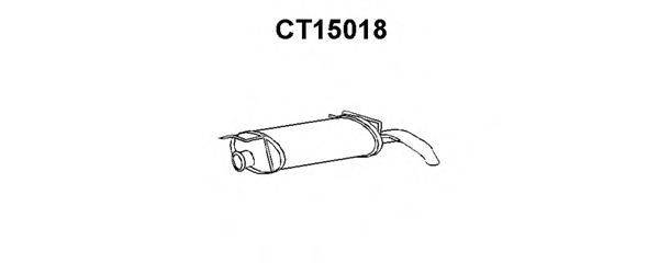 VENEPORTE CT15018 Глушник вихлопних газів кінцевий