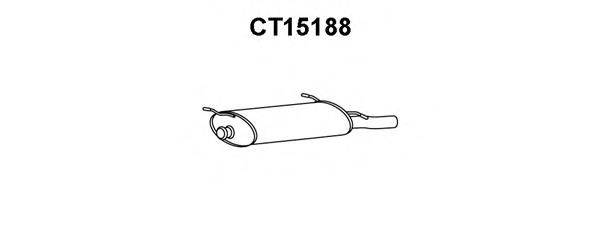 VENEPORTE CT15188 Глушник вихлопних газів кінцевий