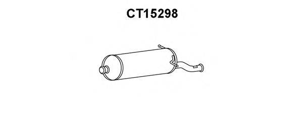 VENEPORTE CT15298 Глушник вихлопних газів кінцевий