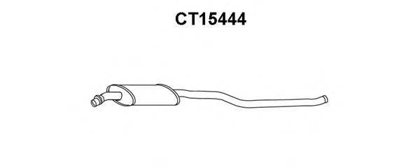 VENEPORTE CT15444 Передглушувач вихлопних газів