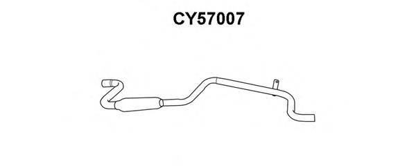 VENEPORTE CY57007 Глушник вихлопних газів кінцевий