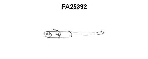 VENEPORTE FA25392 Середній глушник вихлопних газів