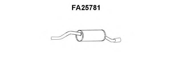 VENEPORTE FA25781 Глушник вихлопних газів кінцевий