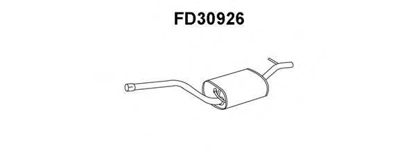VENEPORTE FD30926 Передглушувач вихлопних газів