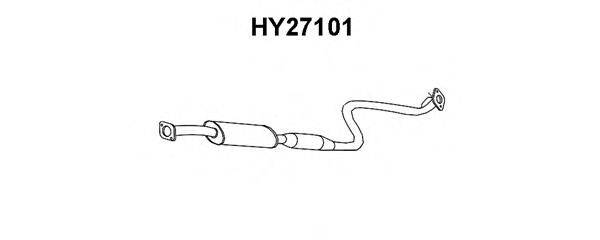 VENEPORTE HY27101 Середній глушник вихлопних газів