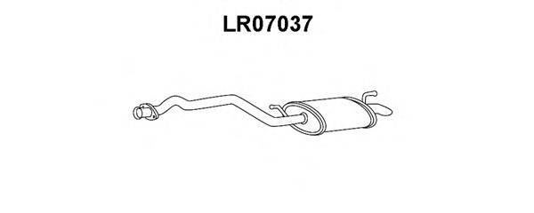 VENEPORTE LR07037 Глушник вихлопних газів кінцевий