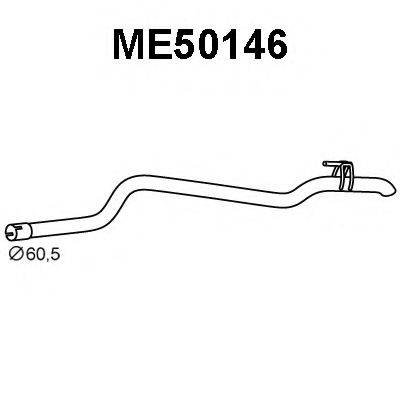 VENEPORTE ME50146 Труба вихлопного газу