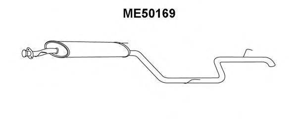 VENEPORTE ME50169 Глушник вихлопних газів кінцевий