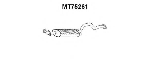 VENEPORTE MT75261 Глушник вихлопних газів кінцевий