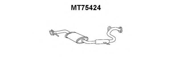 VENEPORTE MT75424 Передглушувач вихлопних газів