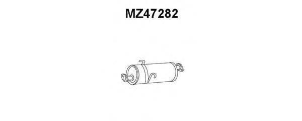 VENEPORTE MZ47282 Середній глушник вихлопних газів