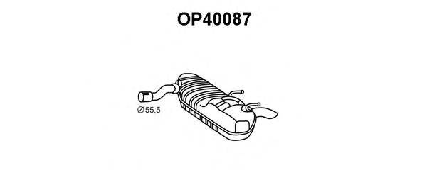 VENEPORTE OP40087 Глушник вихлопних газів кінцевий