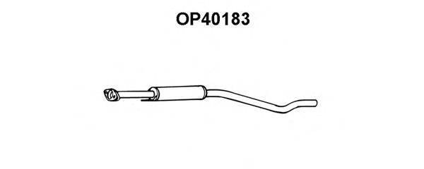 VENEPORTE OP40183 Середній глушник вихлопних газів