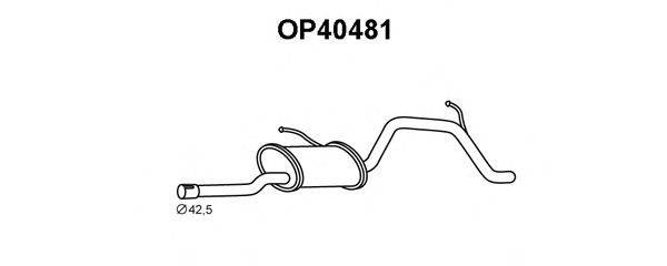 VENEPORTE OP40481 Глушник вихлопних газів кінцевий