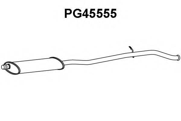 VENEPORTE PG45555 Середній глушник вихлопних газів