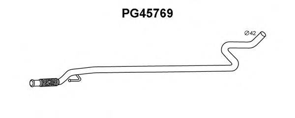 VENEPORTE PG45769 Труба вихлопного газу