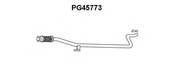 VENEPORTE PG45773 Труба вихлопного газу